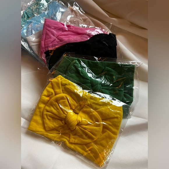 Baby headbands, 9 different colors. - Picture 2 of 3